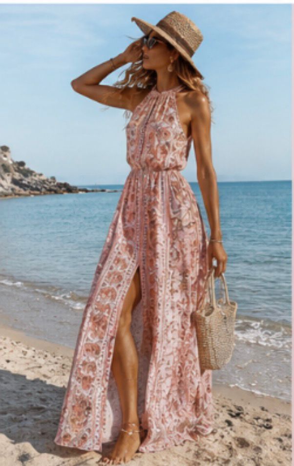 Sunset Rose Dress